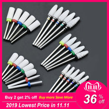 Load image into Gallery viewer, Timistory Ceramic Nail Drill Bit Electric Nail Milling Cutter for Manicure Pedicure Nail Art Accessoires Tool Remove Nail Polish